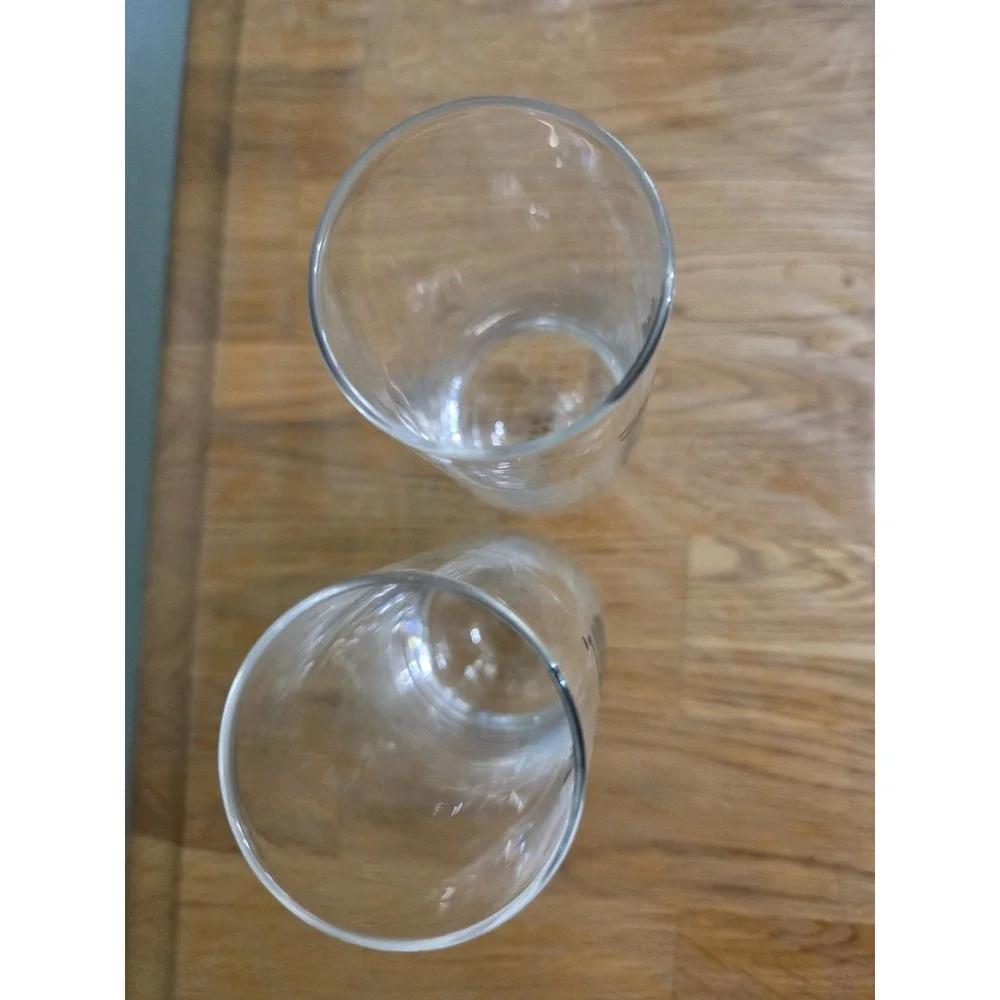 Rea Dunn Bride and Groom stemless Flutes. 10fl Oz Set Of 2 Flutes